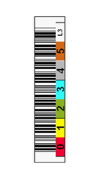 Tri-Optic 1700-003AB Barcode Label