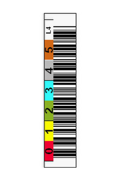 Tri-Optic 1700-004 bar code label