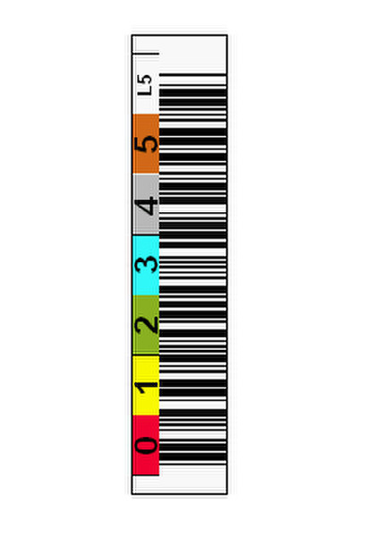 Tri-Optic 1700-005 Barcode Label
