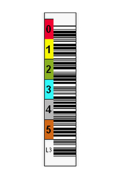 Tri-Optic 1700-0V3 bar code label