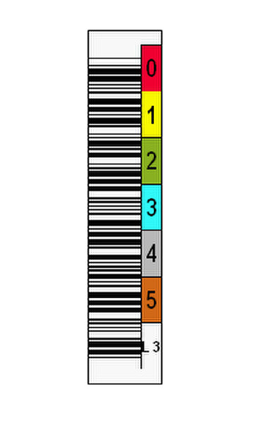 Tri-Optic 1700-0V3AB bar code label
