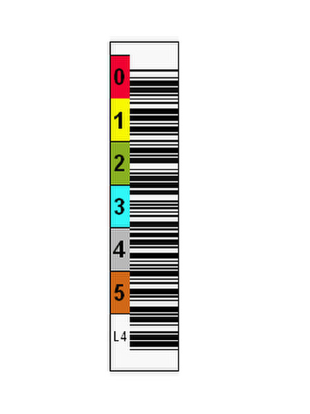 Tri-Optic 1700-0V4 bar code label
