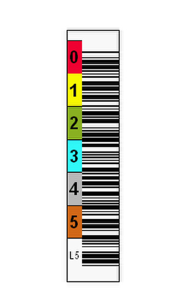 Tri-Optic 1700-0V5 bar code label