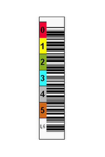 Tri-Optic 1700-0V6 bar code label