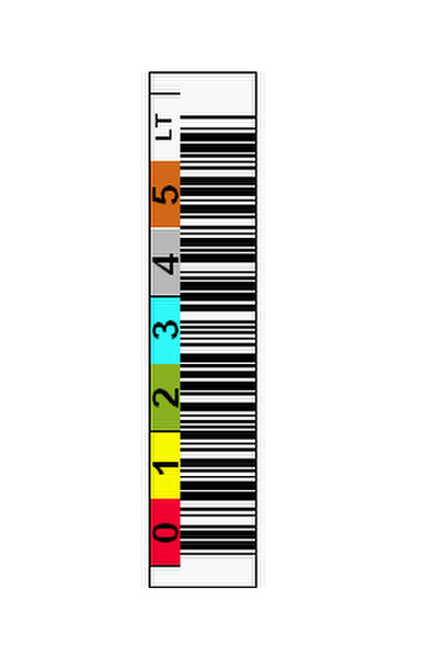 Tri-Optic 1700-3LT Barcode Label
