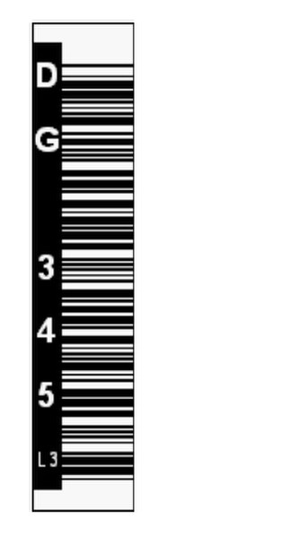 Tri-Optic 1700-DGV3 bar code label