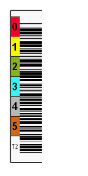Tri-Optic 1700-T2 bar code label