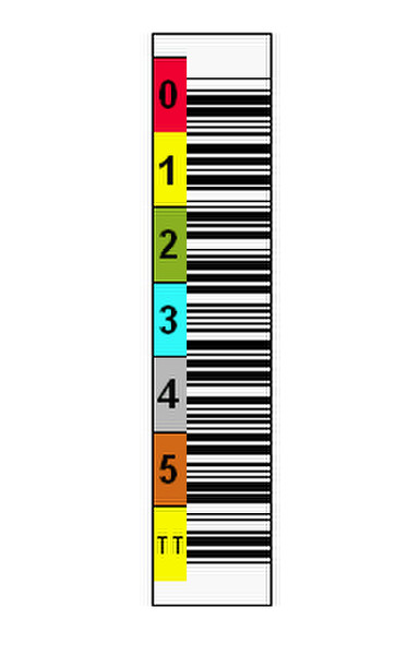 Tri-Optic 1700-TTS bar code label