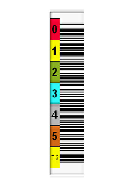 Tri-Optic 1700-TV2 bar code label