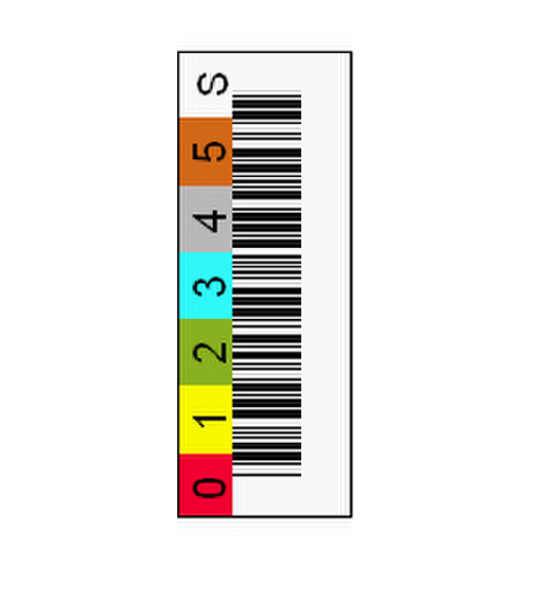 Tri-Optic 1701-01S bar code label