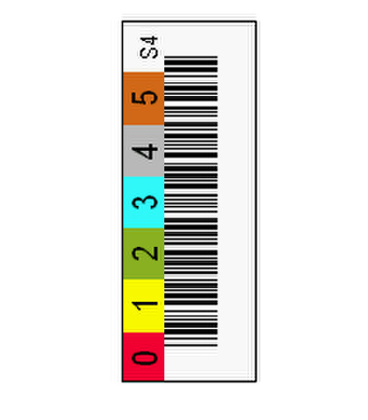 Tri-Optic 1701-S4 bar code label