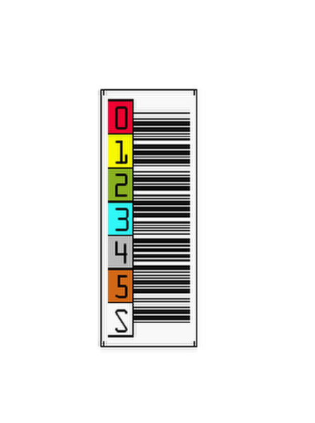 Tri-Optic 1707-0S Barcode Label