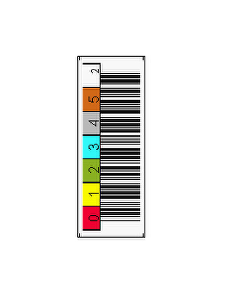 Tri-Optic 1707-0S2H bar code label