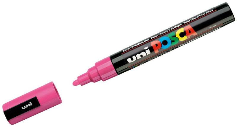 Uni-Ball Posca PC-5M Bullet tip Pink marker