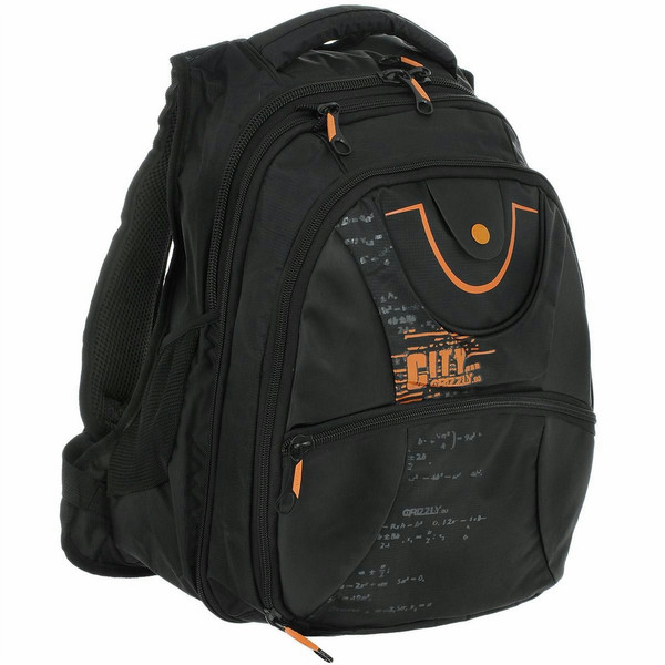 Grizzly RU-406-1 Faux leather,Nylon Black,Orange