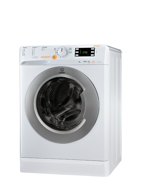 Indesit XWDE 861480X WSSS EU Отдельностоящий Фронтальная загрузка A Белый стирально-сушильная машина