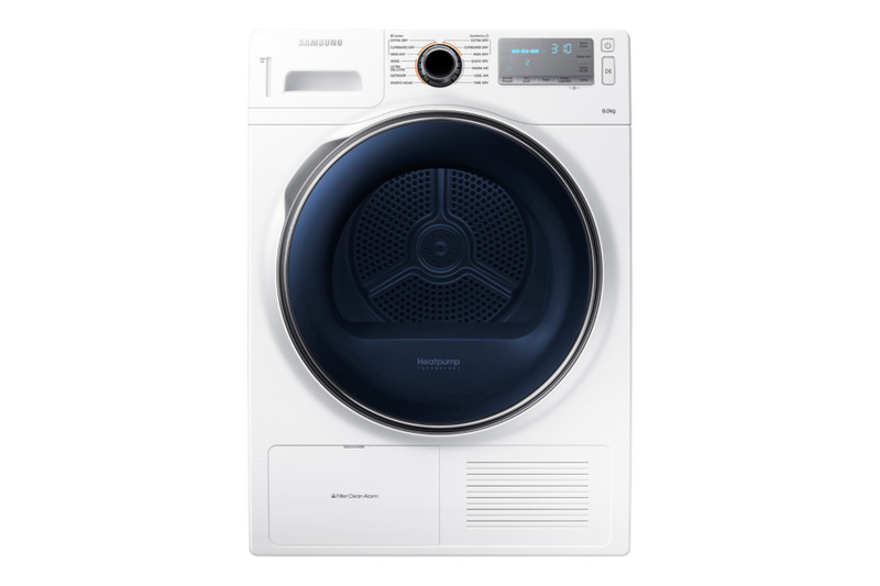 Samsung DV80H8100HW freestanding Front-load 8kg A++ White tumble dryer