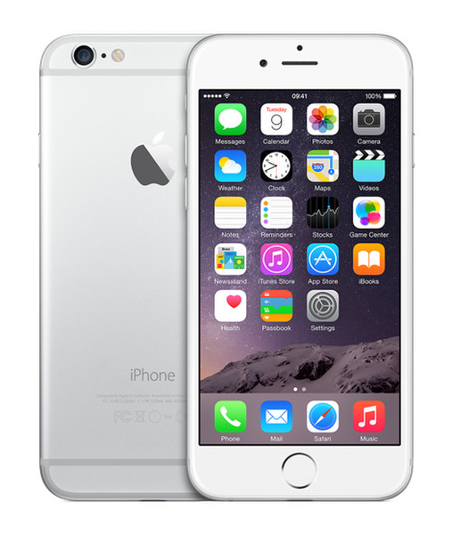Apple iPhone 6 Одна SIM-карта 4G 64ГБ Cеребряный смартфон