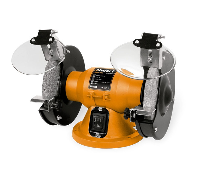 Defort DBG-151N 2discs 150W 2950RPM Black,Orange bench grinder