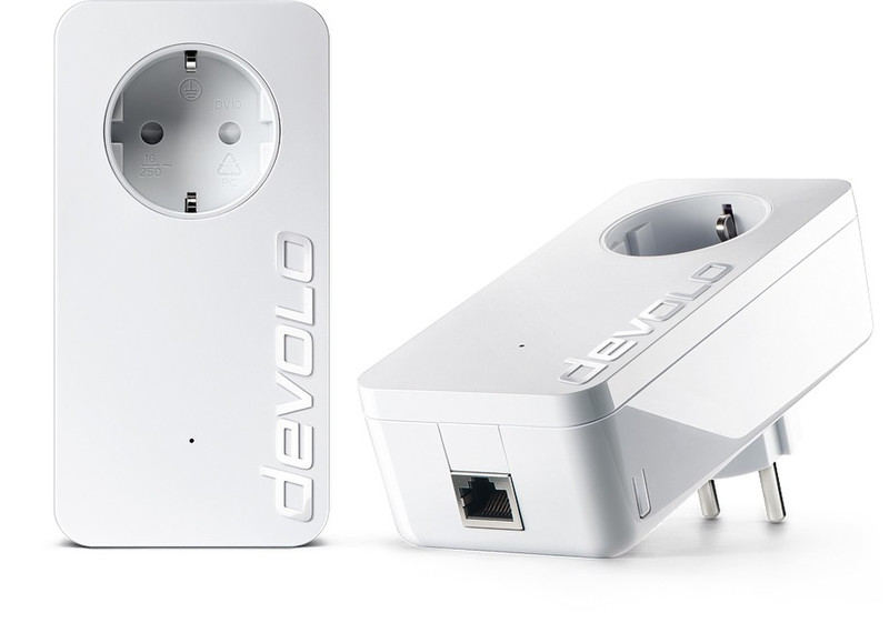 Devolo dLAN 1200+ WiFi 1200Mbit/s Eingebauter Ethernet-Anschluss WLAN Weiß 1Stück(e) PowerLine Netzwerkadapter