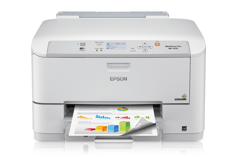 Epson WorkForce Pro WF-5110 Цвет 4800 x 1200dpi A4 Wi-Fi Белый струйный принтер