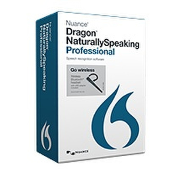 Nuance Dragon NaturallySpeaking 13 Professional, Wireless