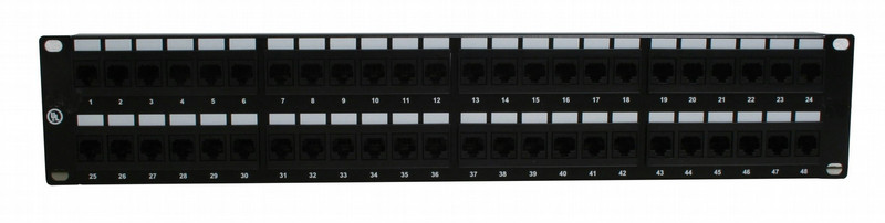 Professional Cable 48-CAT6 2U patch panel