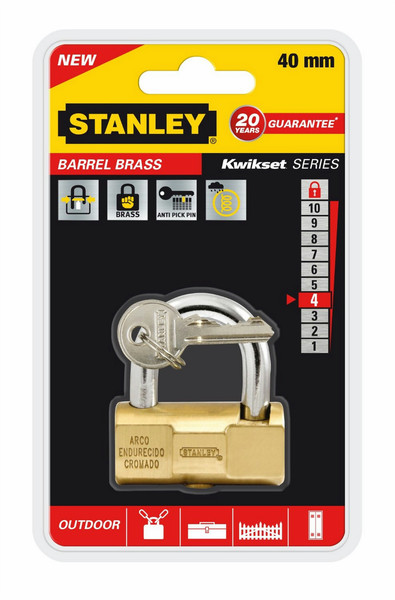 Stanley 81121371401 1шт навесной замок