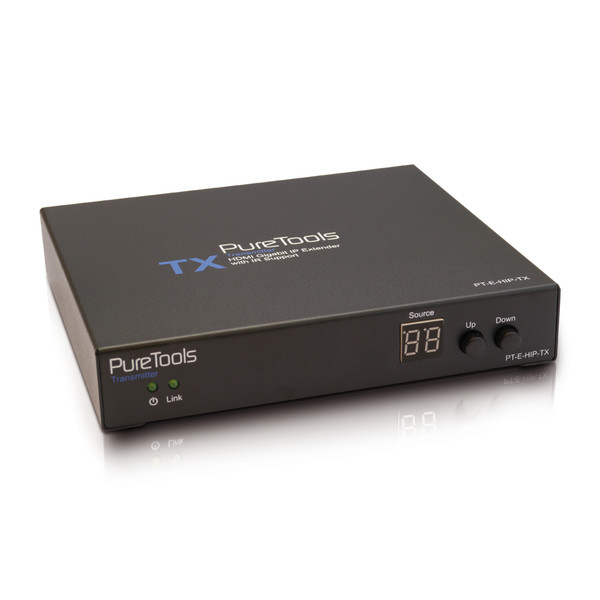 PureLink PT-E-HIP-TX AV transmitter Black AV extender