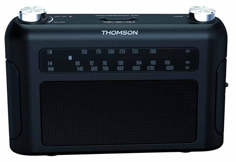 Thomson Portable Radio 3 Bands (Black)