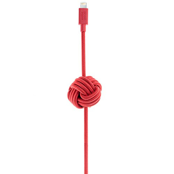 Native Union NCABLE-L-RED 3м USB A Lightning Красный кабель USB