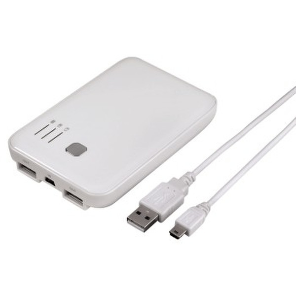 Hama Universal Power Pack Lithium-Ion (Li-Ion) 5200mAh White power bank