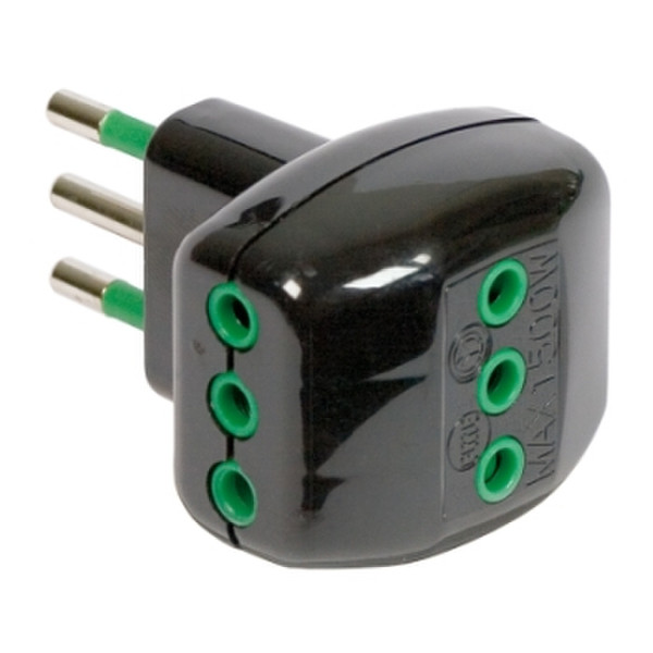 FANTON 82201 Черный, Зеленый адаптер сетевой вилки