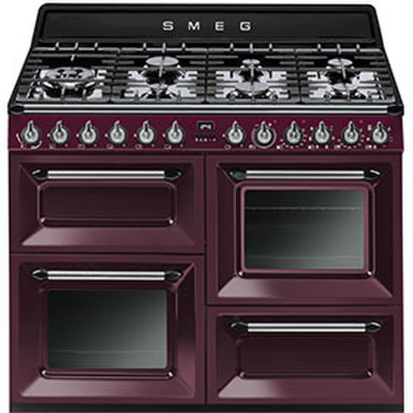 Smeg TR4110RW1 Freistehend Gas hob A Violett Küchenherd