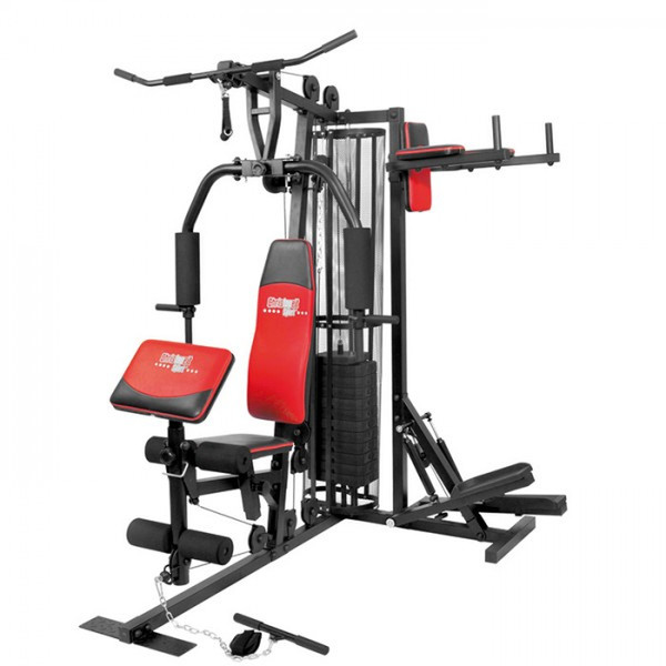 Christopeit Pro-Center DLX Black,Red weight training bench