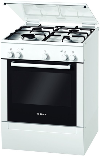 Bosch HGG223123F Freestanding Gas hob A White cooker