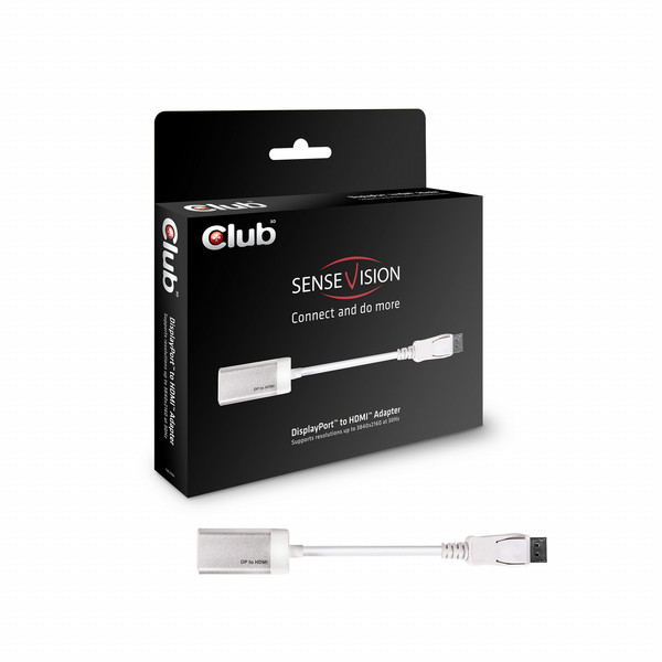 CLUB3D DisplayPort to HDMI 4K Adapter Cable