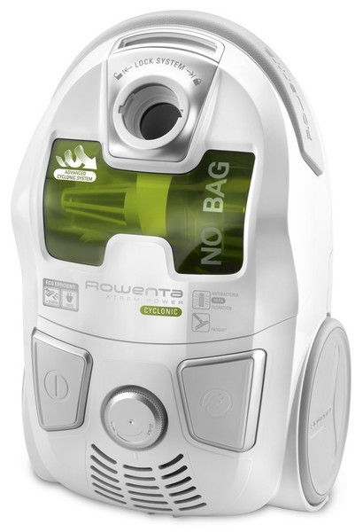 Rowenta RO6242EA Cylinder vacuum 2.75L 1000W B White vacuum