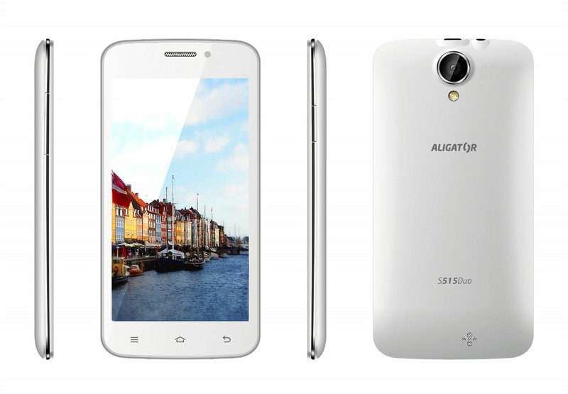Aligator AS515W 4GB White smartphone