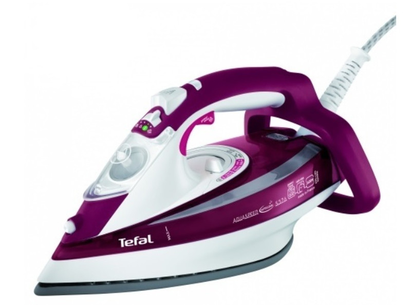 Tefal FV5376 Dampfbügeleisen 2400W Violett, Weiß Bügeleisen