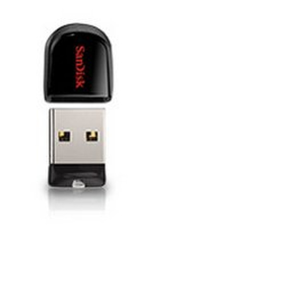 Sandisk Cruzer Fit 64ГБ USB 2.0 Черный USB флеш накопитель