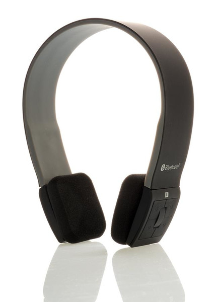 iTek ITEH03LBY Binaural Kopfband Schwarz, Grau Mobiles Headset
