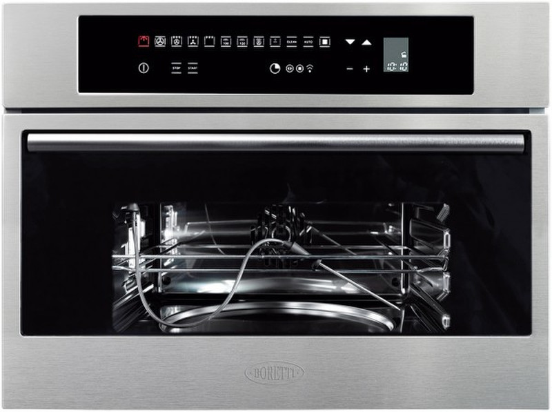 Boretti BPS-45 IX Eingebaut 34l Edelstahl Backofen