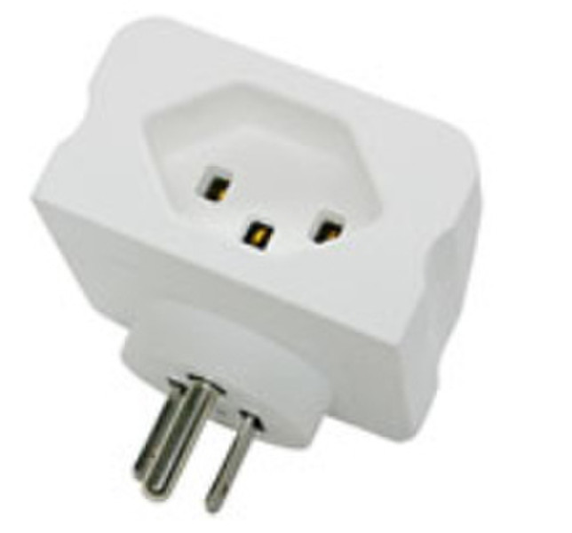 Steffen 14 9566 0 U Type J (CH) White power plug adapter