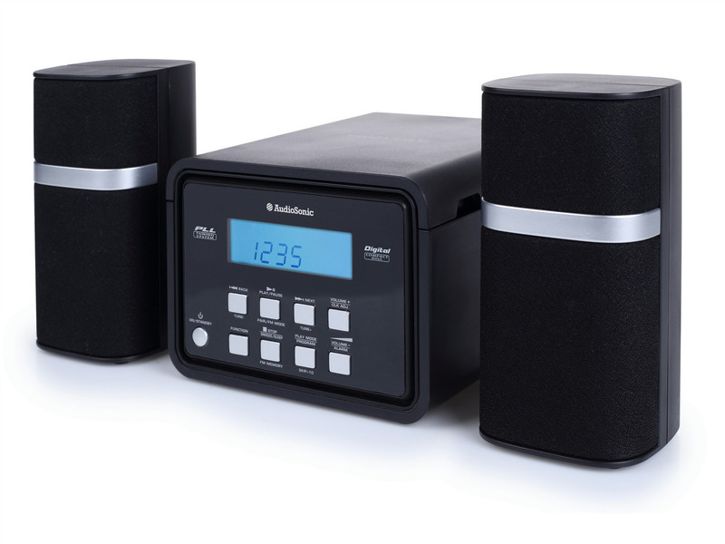 AudioSonic HF-1251 Micro-Set 6W Schwarz Home-Stereoanlage
