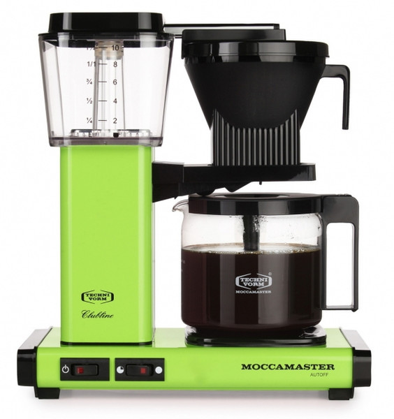 Moccamaster KBG 741 AO Drip coffee maker 1.25L 10cups Black,Green