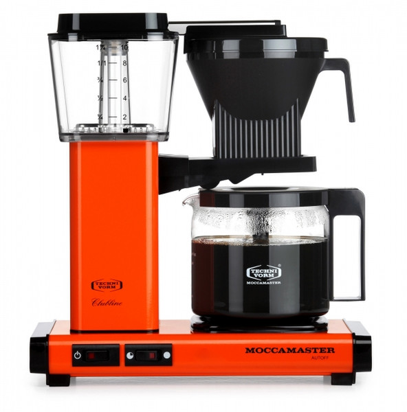 Moccamaster KBG 741 AO Drip coffee maker 1.25L 10cups Black,Orange