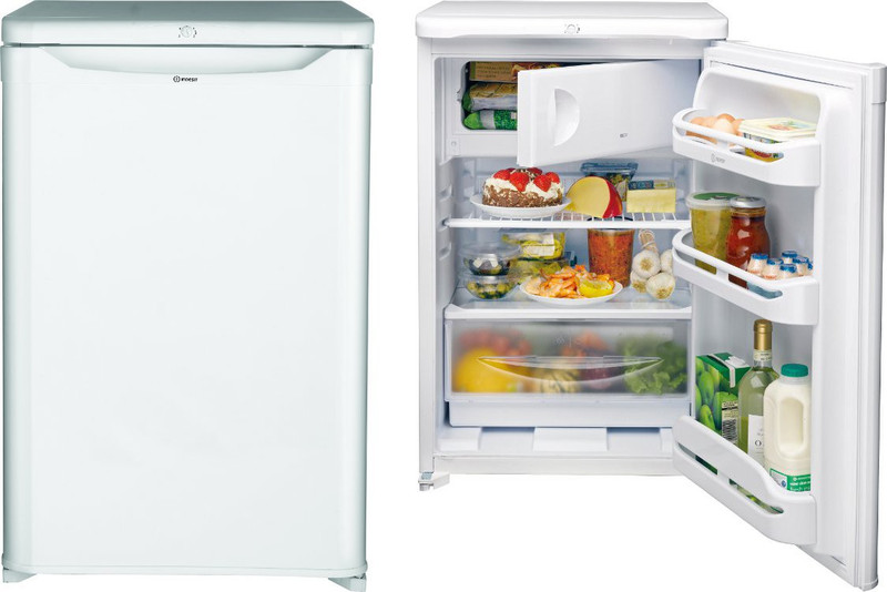 Indesit TFAAA10 Отдельностоящий 111л A++ Белый комбинированный холодильник