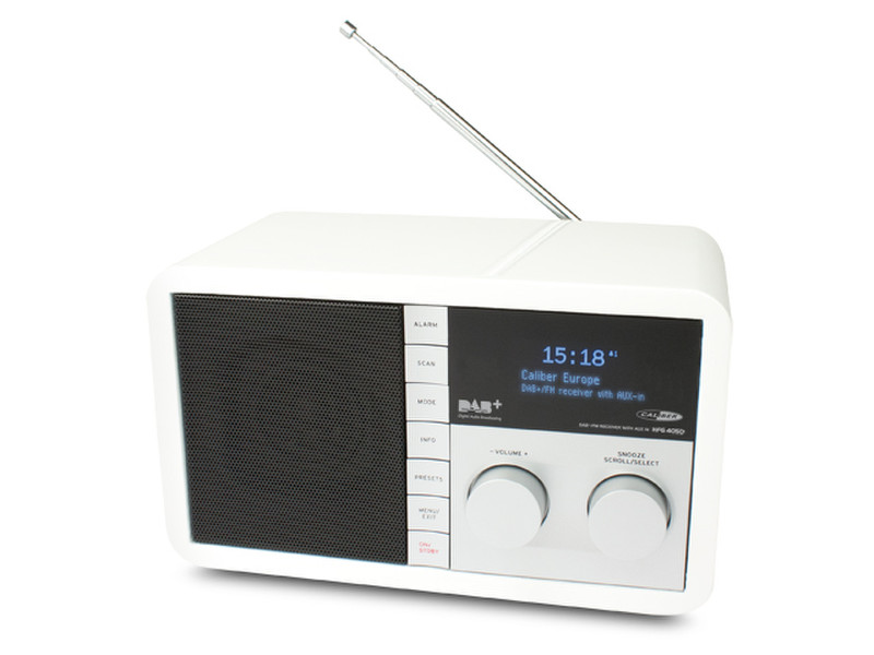 Caliber HFG405D Портативный Цифровой Белый радиоприемник