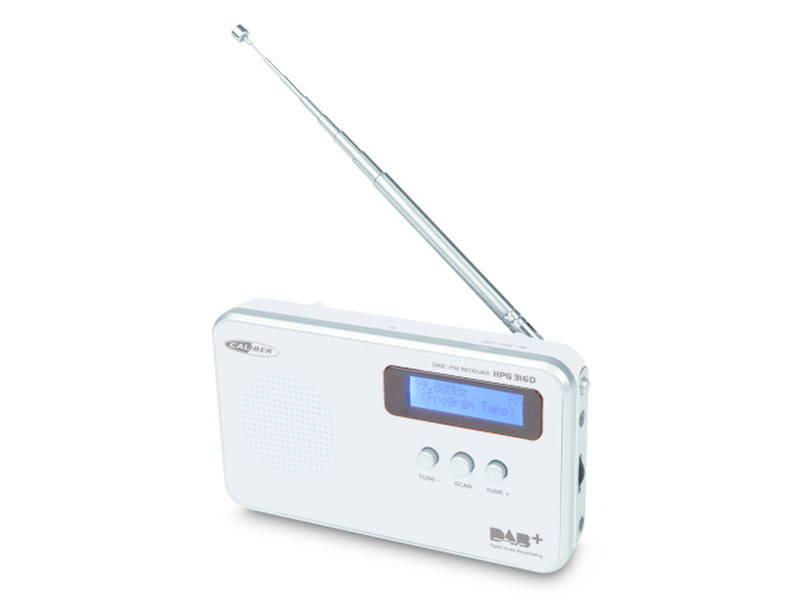 Caliber HPG316D Tragbar Edelstahl Radio